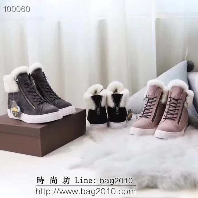 UGG 2018最受歡迎 內增高墊腳 鞋口羊毛外翻 羊毛靴 QZS2627